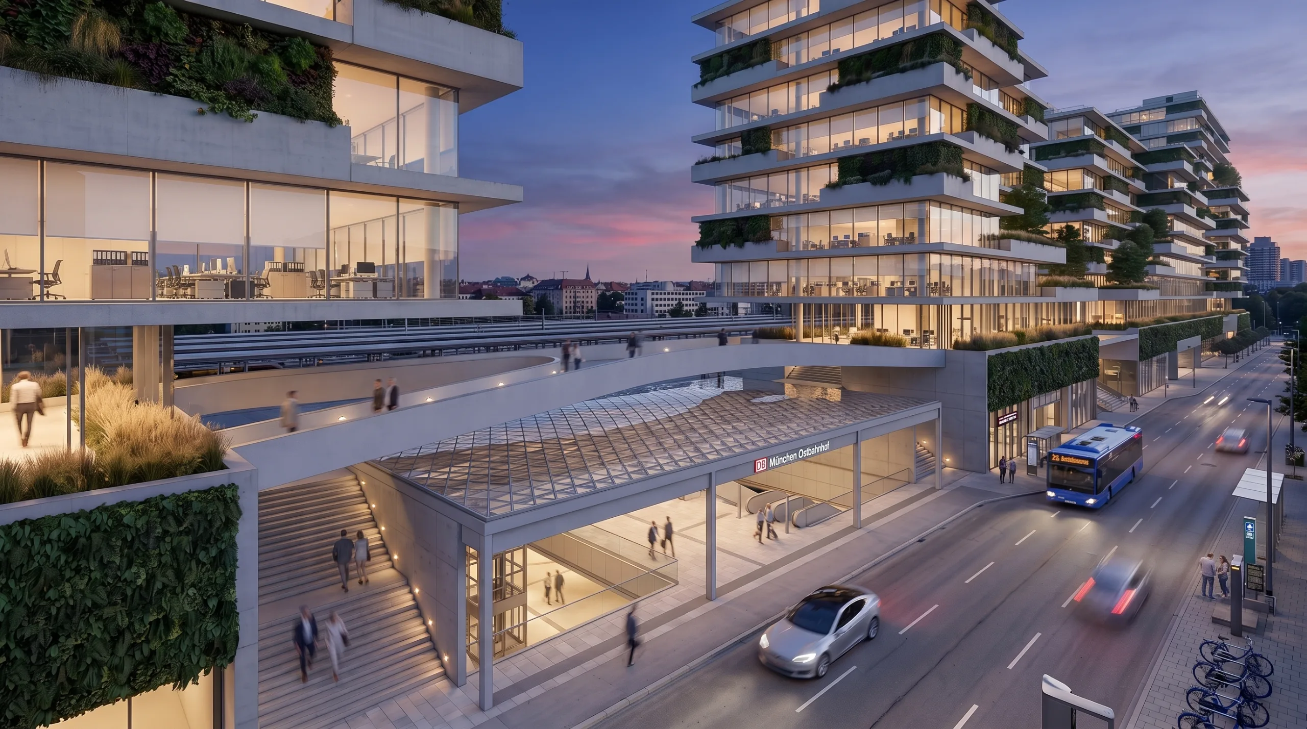 Munich Ostbahnhof Overground Development 1